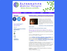 Tablet Screenshot of amtherapies.com